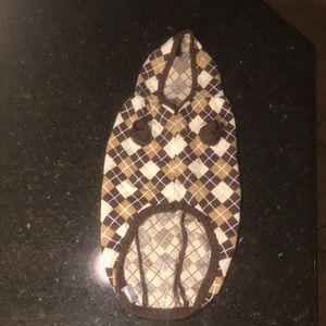 Hooded dog sweater